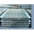 Grade de aço trincheira galvanizada. Trincheira de trincheira galvanizada. Piso de metal galvanizado